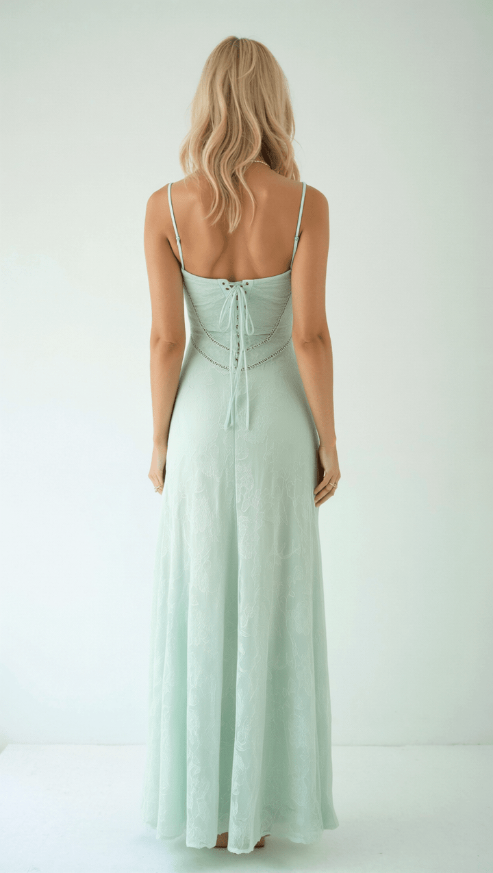 Vestido Maxi de Encaje Arabelle