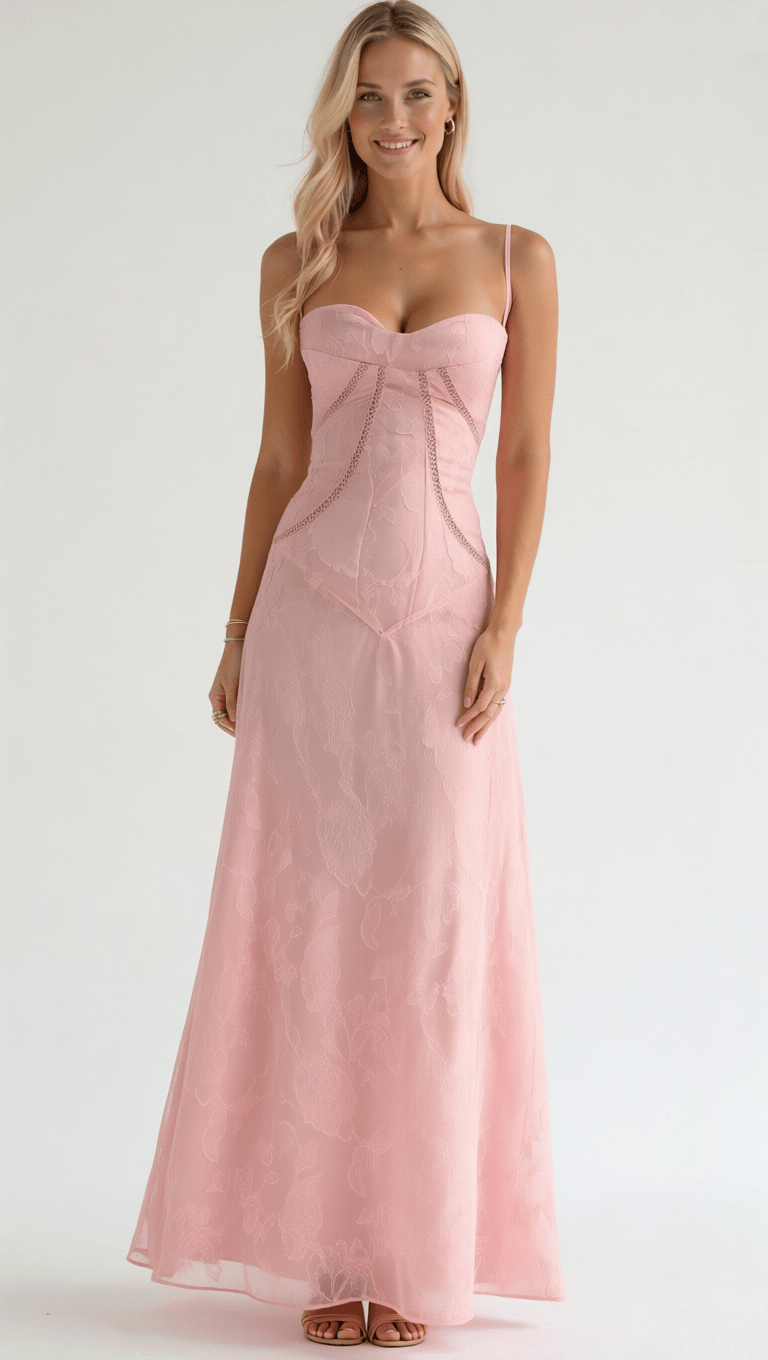 Vestido Maxi de Encaje Arabelle