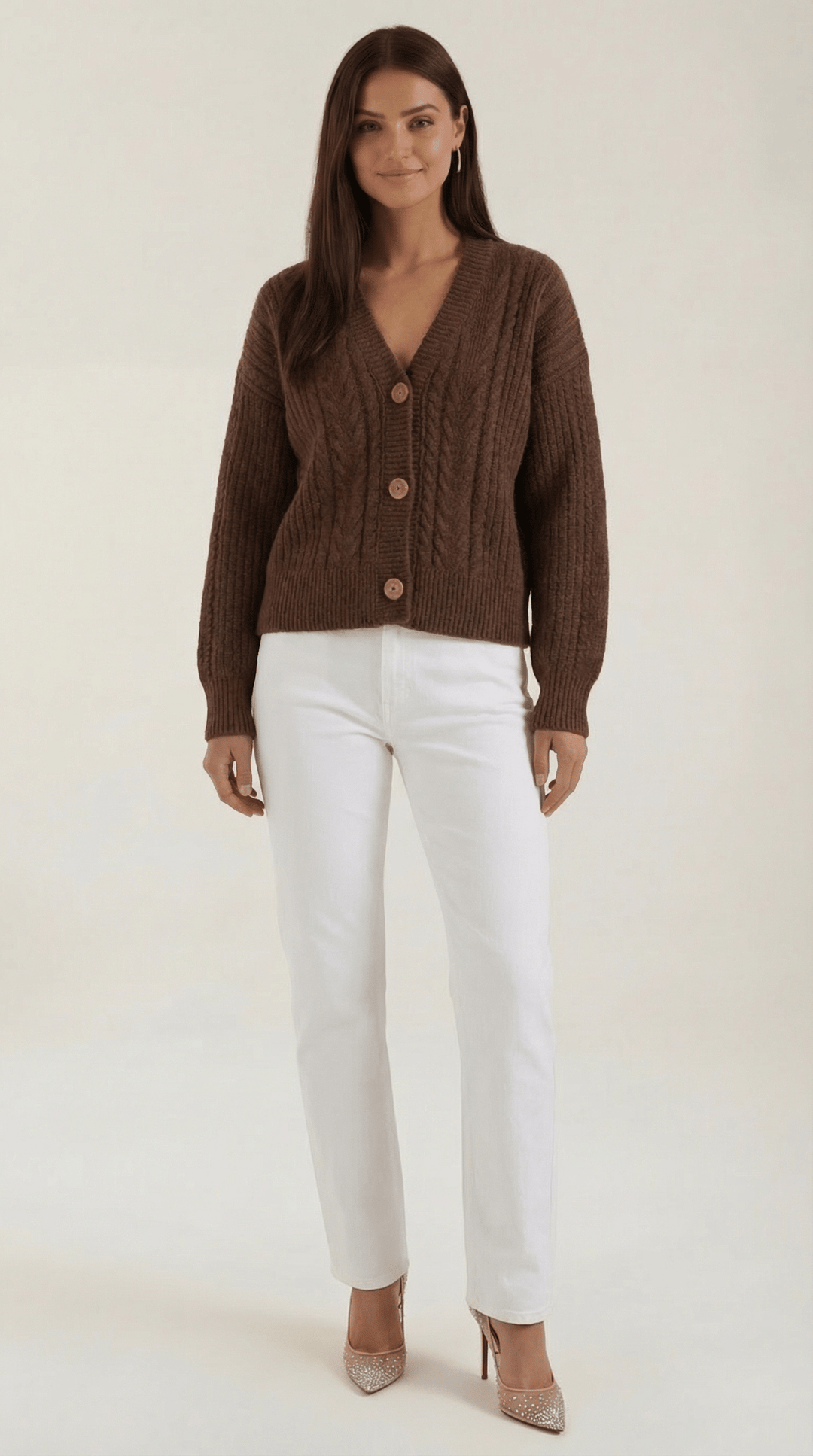 Suéter de Punto Cable Oversized Janet