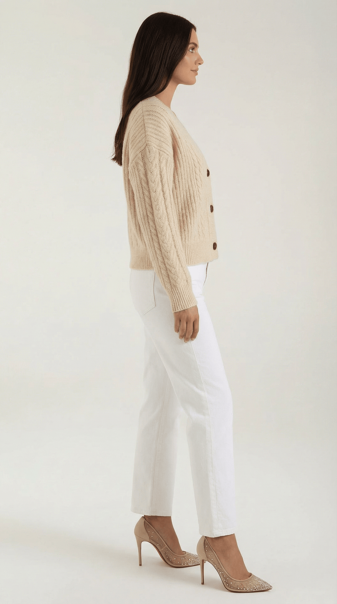 Suéter de Punto Cable Oversized Janet