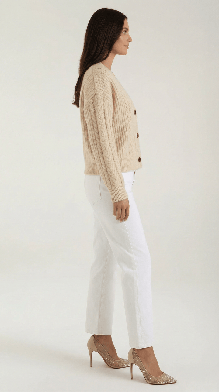 Suéter de Punto Cable Oversized Janet