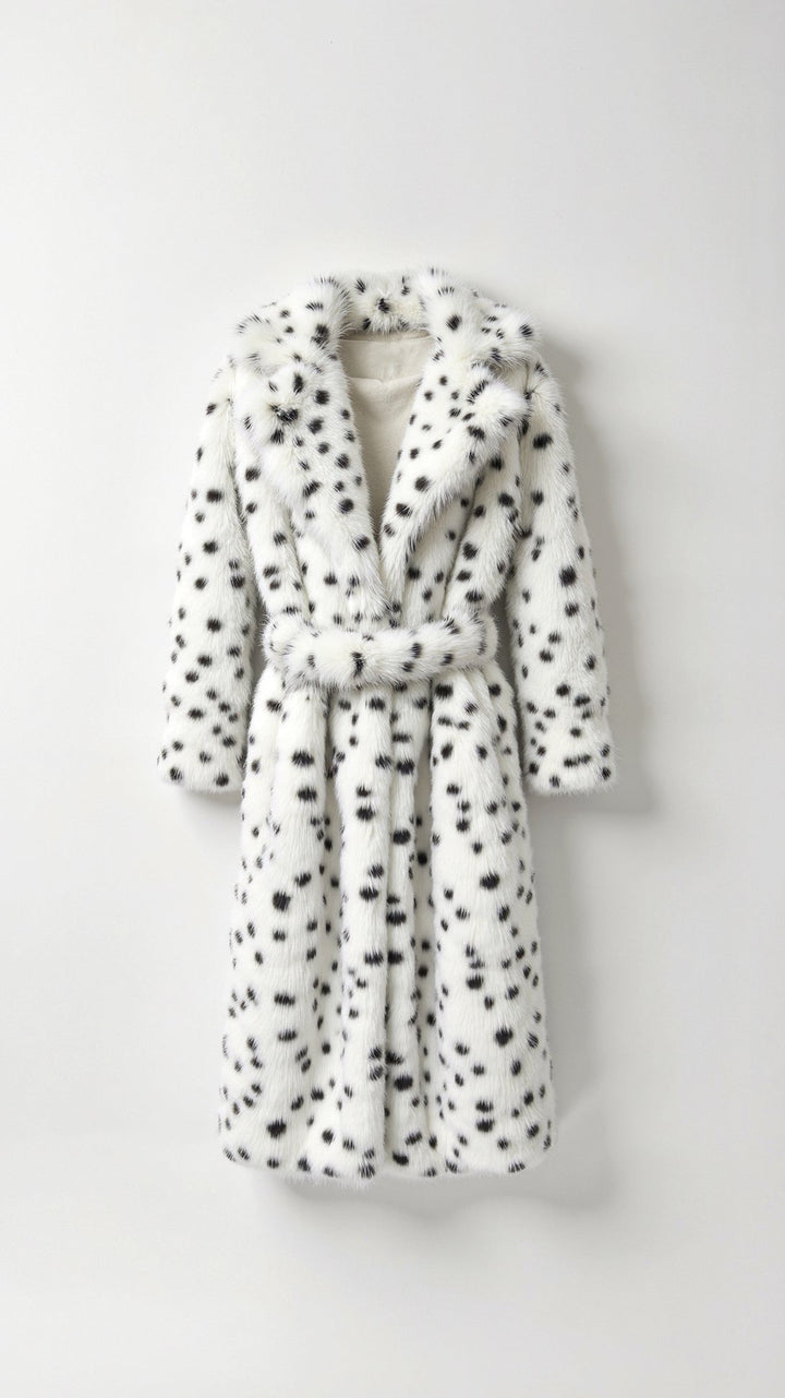 Chaqueta de Piel Sintética Larga Morgana