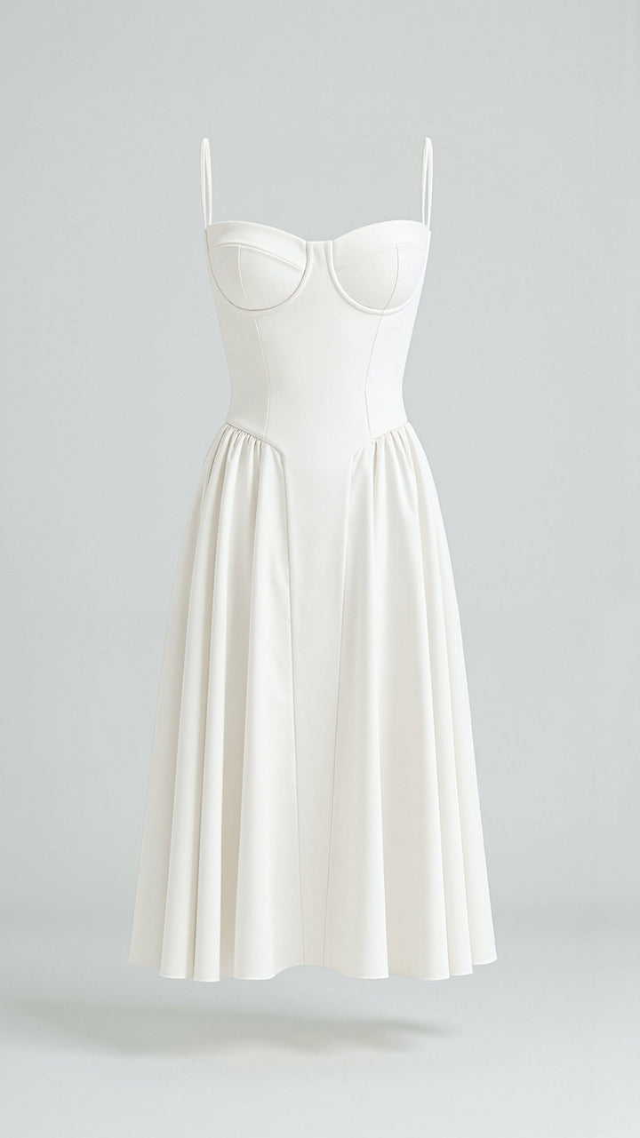 Vestido Midi Corsé Odette